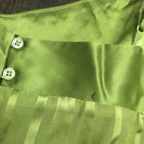 BCBGMaxAzria runway silk camisole green M - Picture 10 of 10